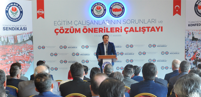 'Eğitim Çalışanlarının Sorunları ve Çözüm Önerileri Çalıştayı' yapıldı 