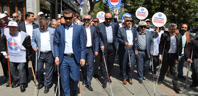 Engellilerden 'Empati Yürüyüşü'