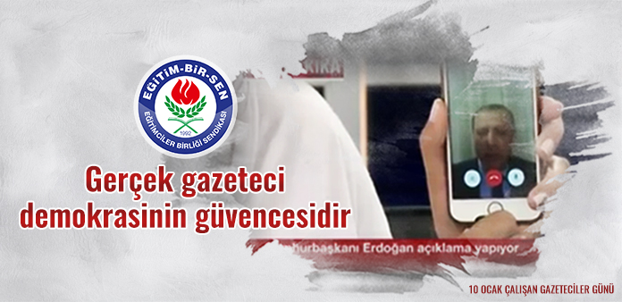 Gerçek gazeteci demokrasinin güvencesidir 