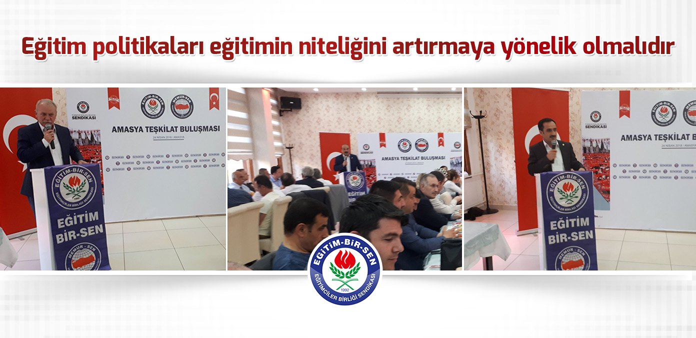 Eğitim politikaları eğitimin niteliğini artırmaya yönelik olmalıdır