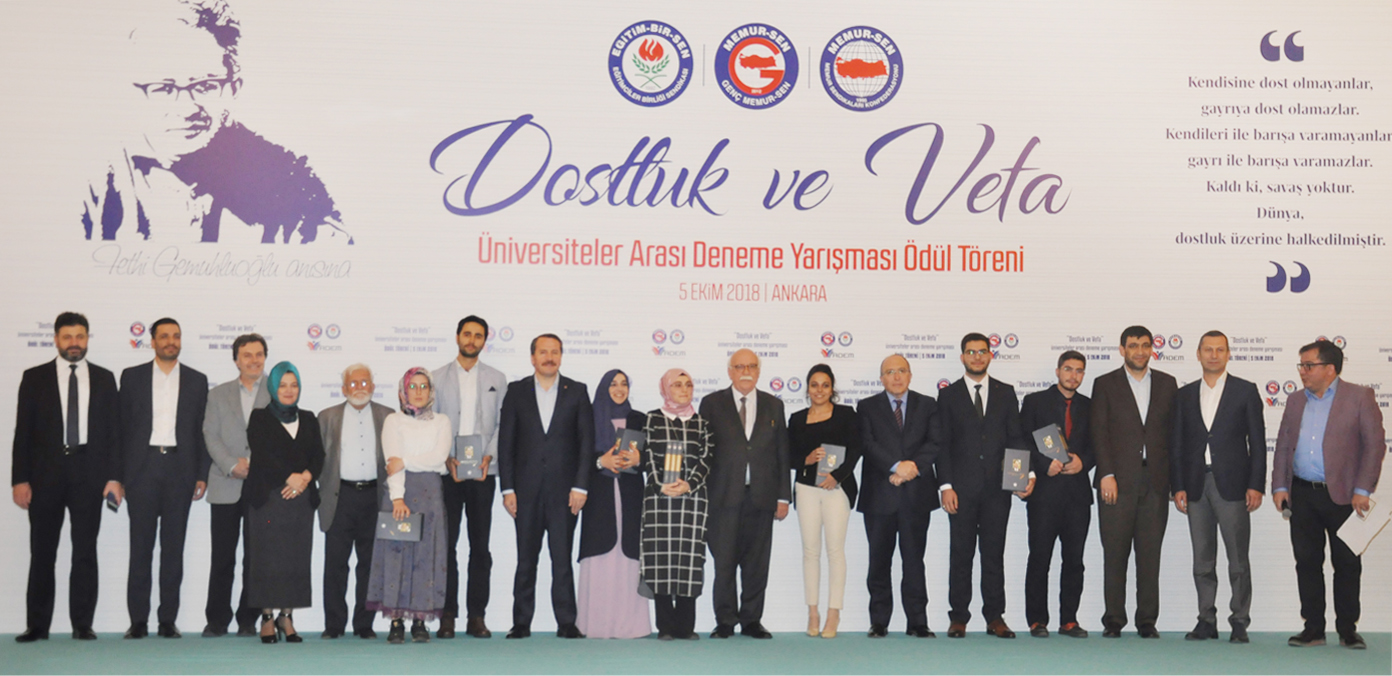 'Dostluk ve Vefa' deneme yarışması ödül töreni yapıldı	