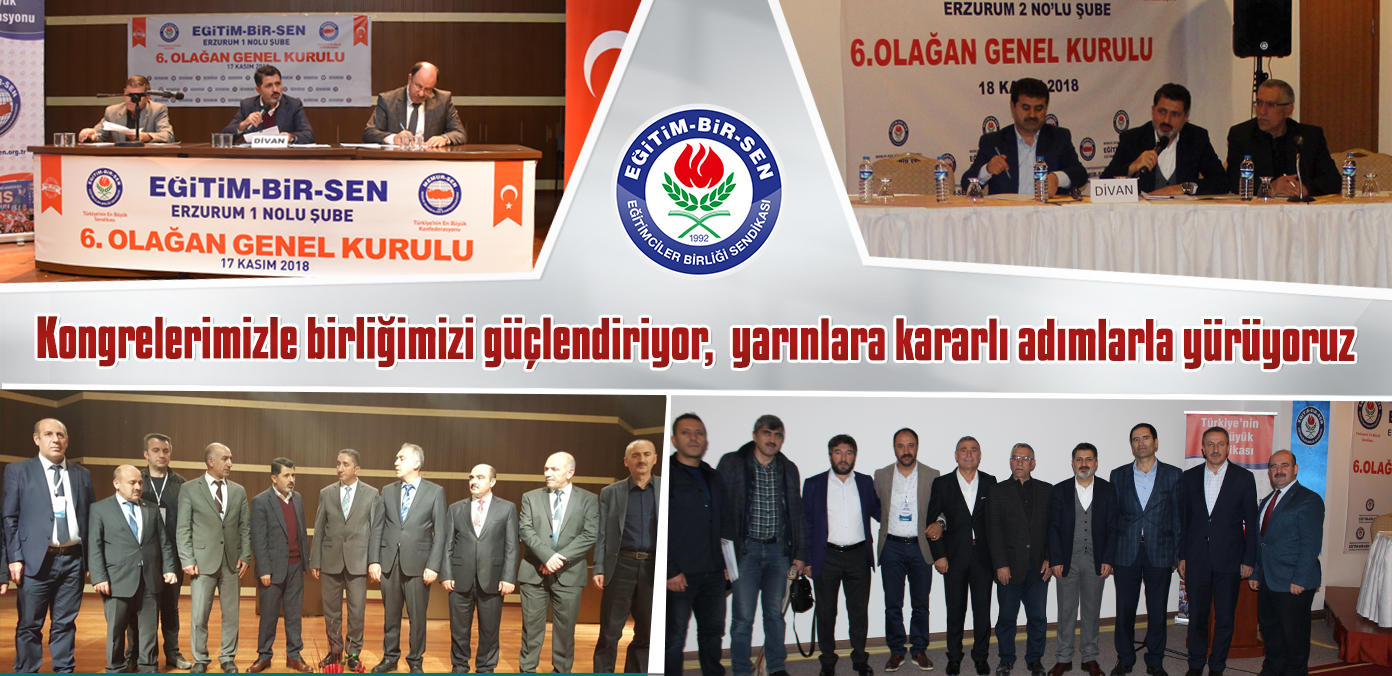 Kongrelerimizle birliğimizi güçlendiriyor, yarınlara kararlı adımlarla yürüyoruz