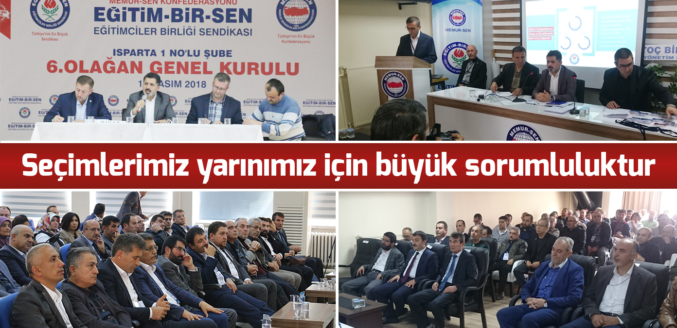 Seçimlerimiz yarınımız için büyük sorumluluktur