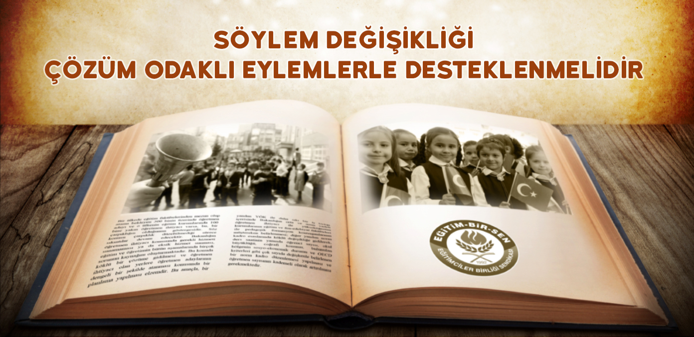 Söylem değişikliği çözüm odaklı eylemlerle desteklenmelidir