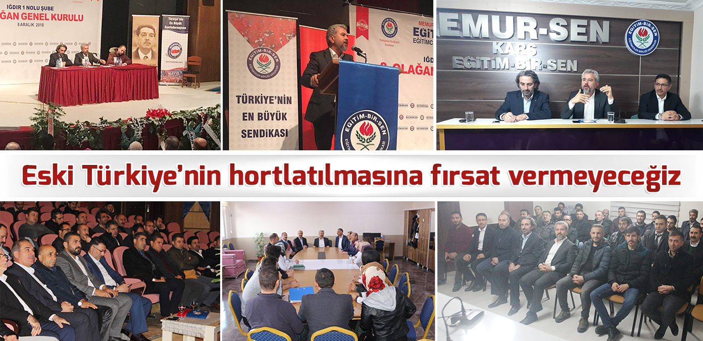  Eski Türkiye'nin hortlatılmasına fırsat vermeyeceğiz