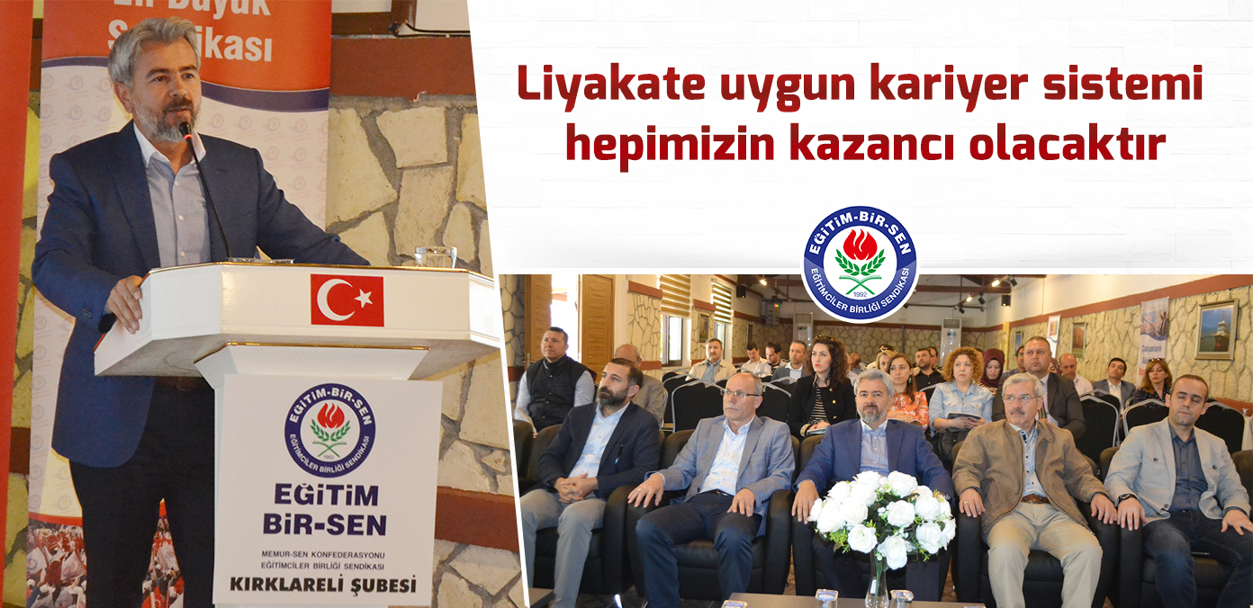 Liyakate uygun kariyer sistemi hepimizin kazancı olacaktır