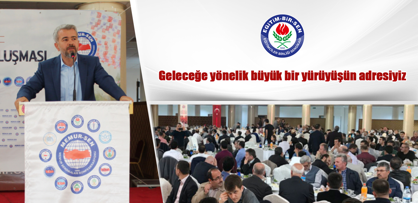 Geleceğe yönelik büyük bir yürüyüşün adresiyiz