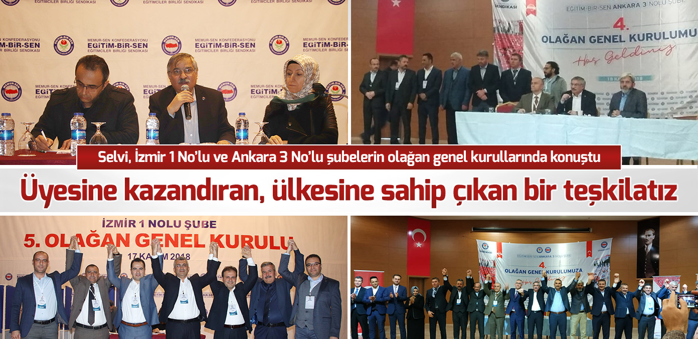 Üyesine kazandıran, ülkesine sahip çıkan bir teşkilatız