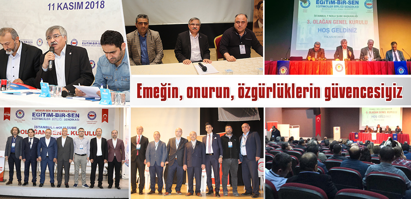 Emeğin, onurun, özgürlüklerin güvencesiyiz