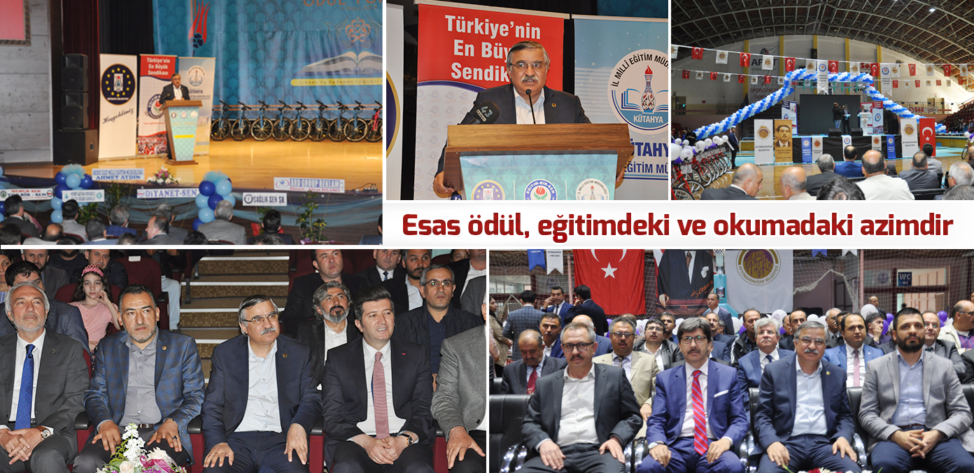 Esas ödül, eğitimdeki ve okumadaki azimdir