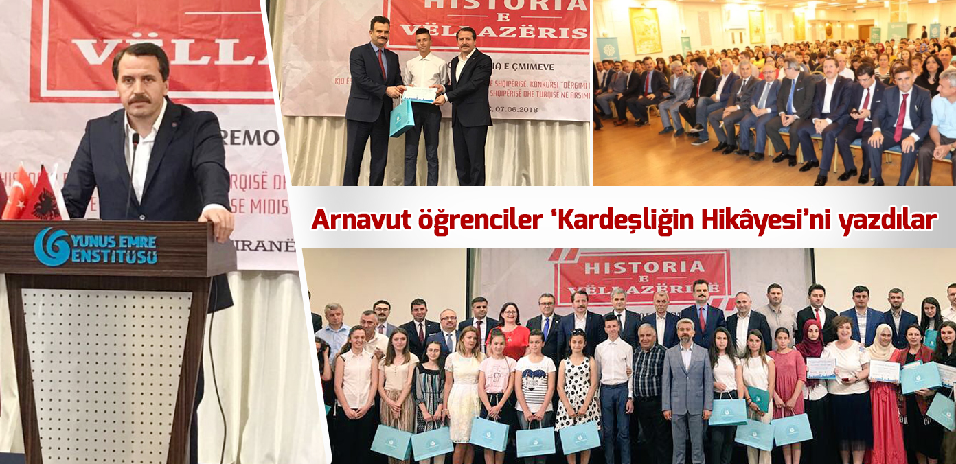 Arnavut öğrenciler 'Kardeşliğin Hikâyesi'ni yazdılar