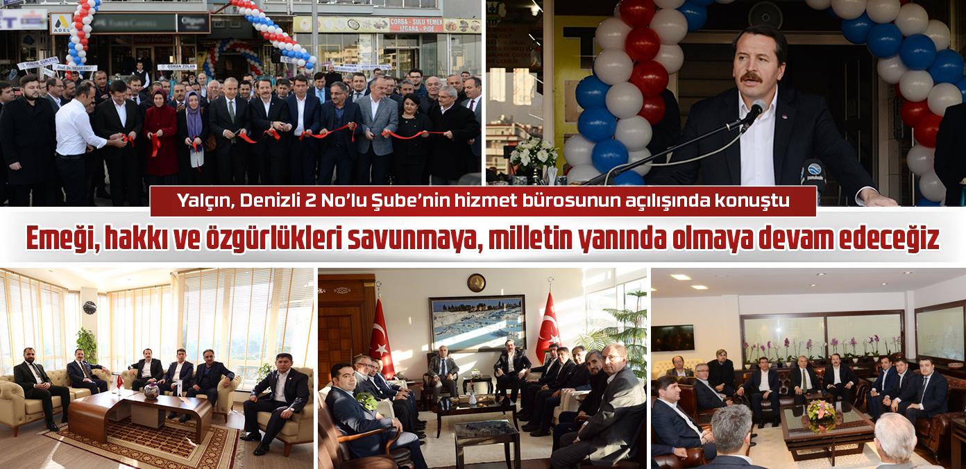 Emeği, hakkı ve özgürlükleri savunmaya, milletin yanında olmaya devam edeceğiz