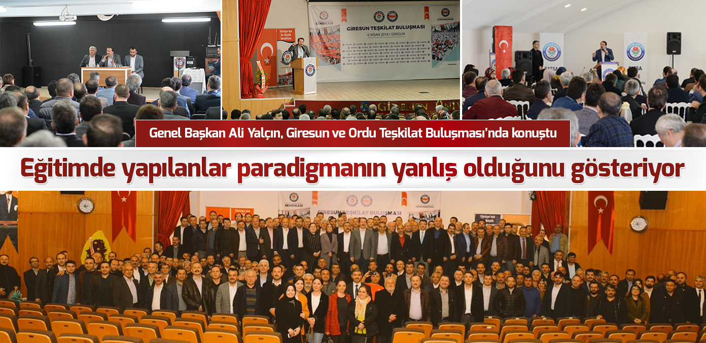 Eğitimde yapılanlar paradigmanın yanlış olduğunu gösteriyor