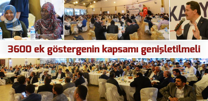 3600 ek göstergenin kapsamı genişletilmeli
