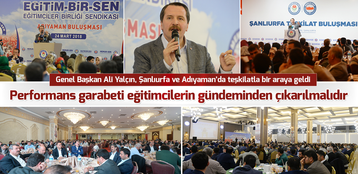 Performans garabeti eğitimcilerin gündeminden çıkarılmalıdır