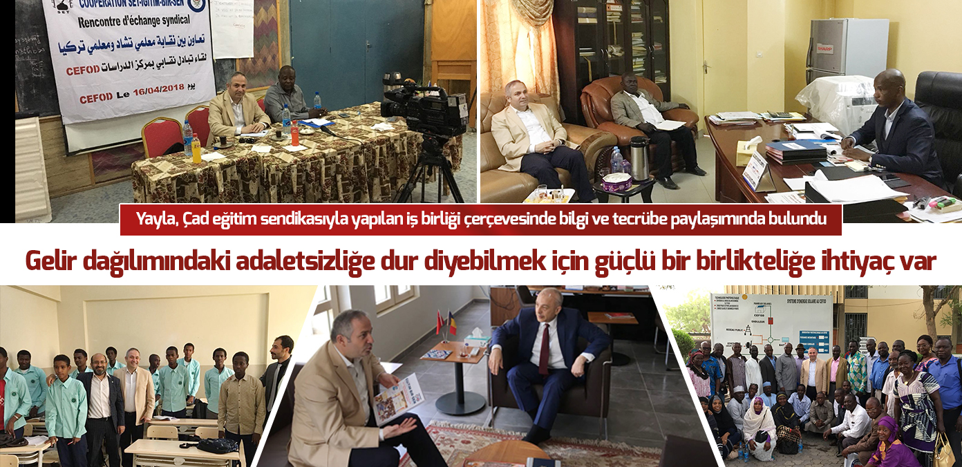 Gelir dağılımındaki adaletsizliğe dur diyebilmek için güçlü bir birlikteliğe ihtiyaç var