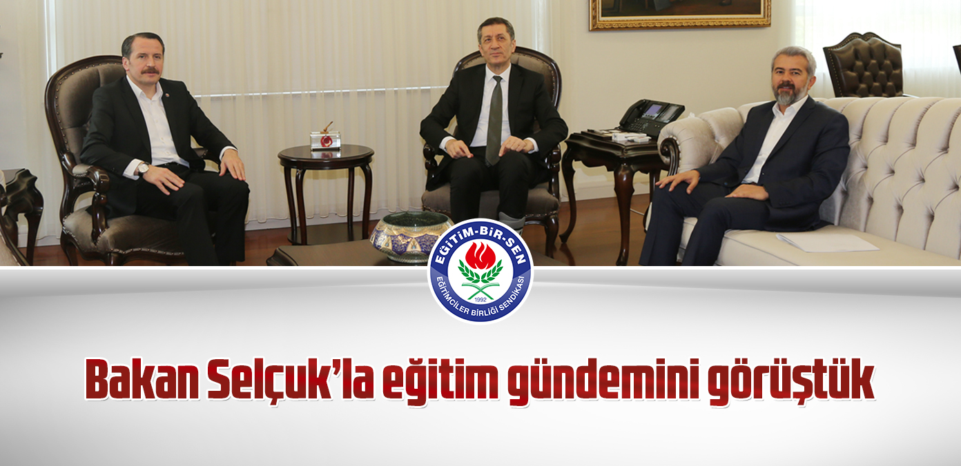 Bakan Selçuk'la eğitim gündemini görüştük