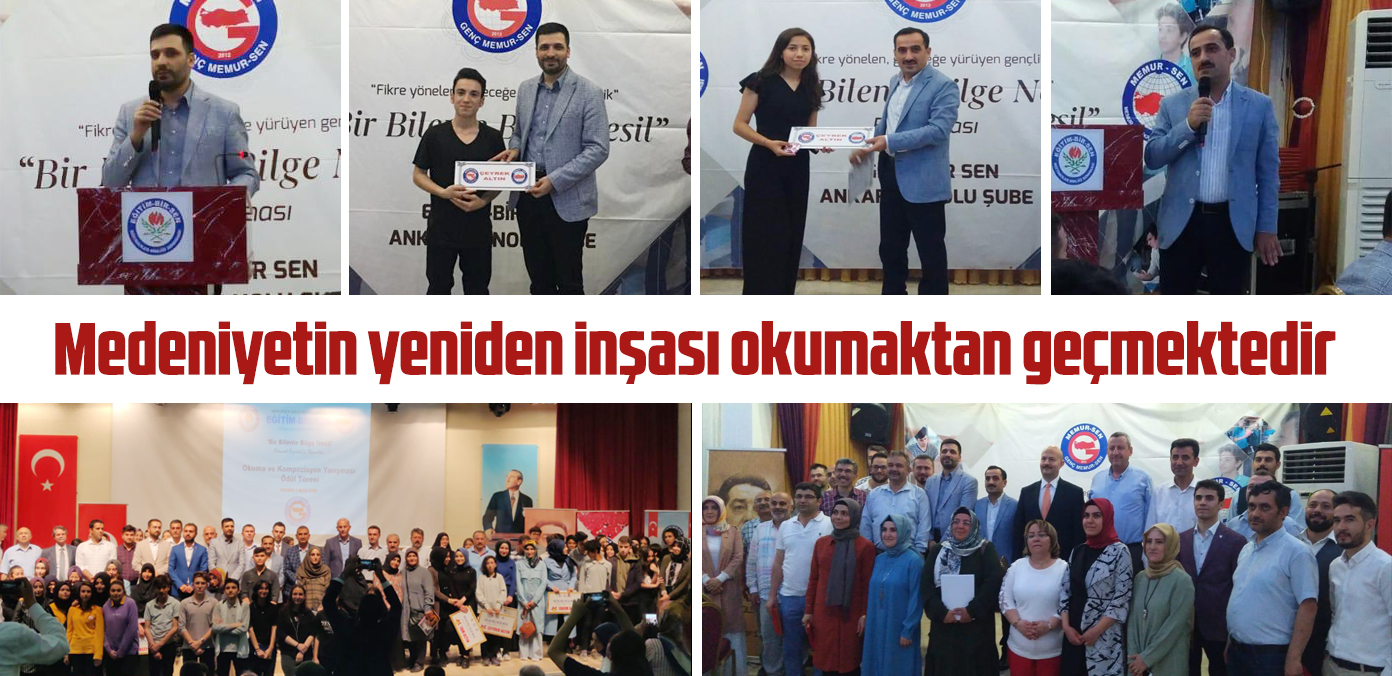 Medeniyetin yeniden inşası okumaktan geçmektedir