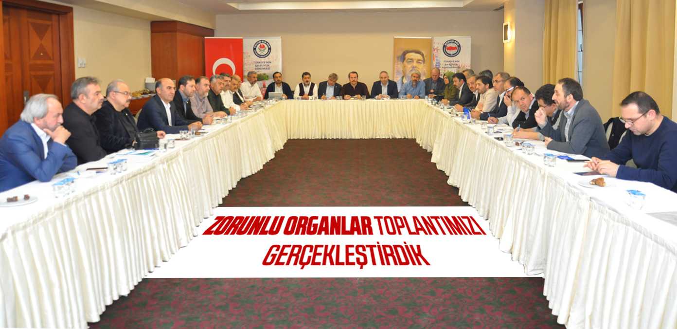 Zorunlu organlar toplantımızı gerçekleştirdik