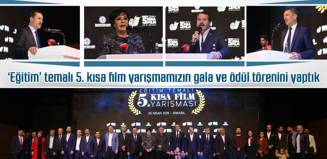 'Eğitim' temalı 5. kısa film yarışmamızın gala ve ödül törenini yaptık 