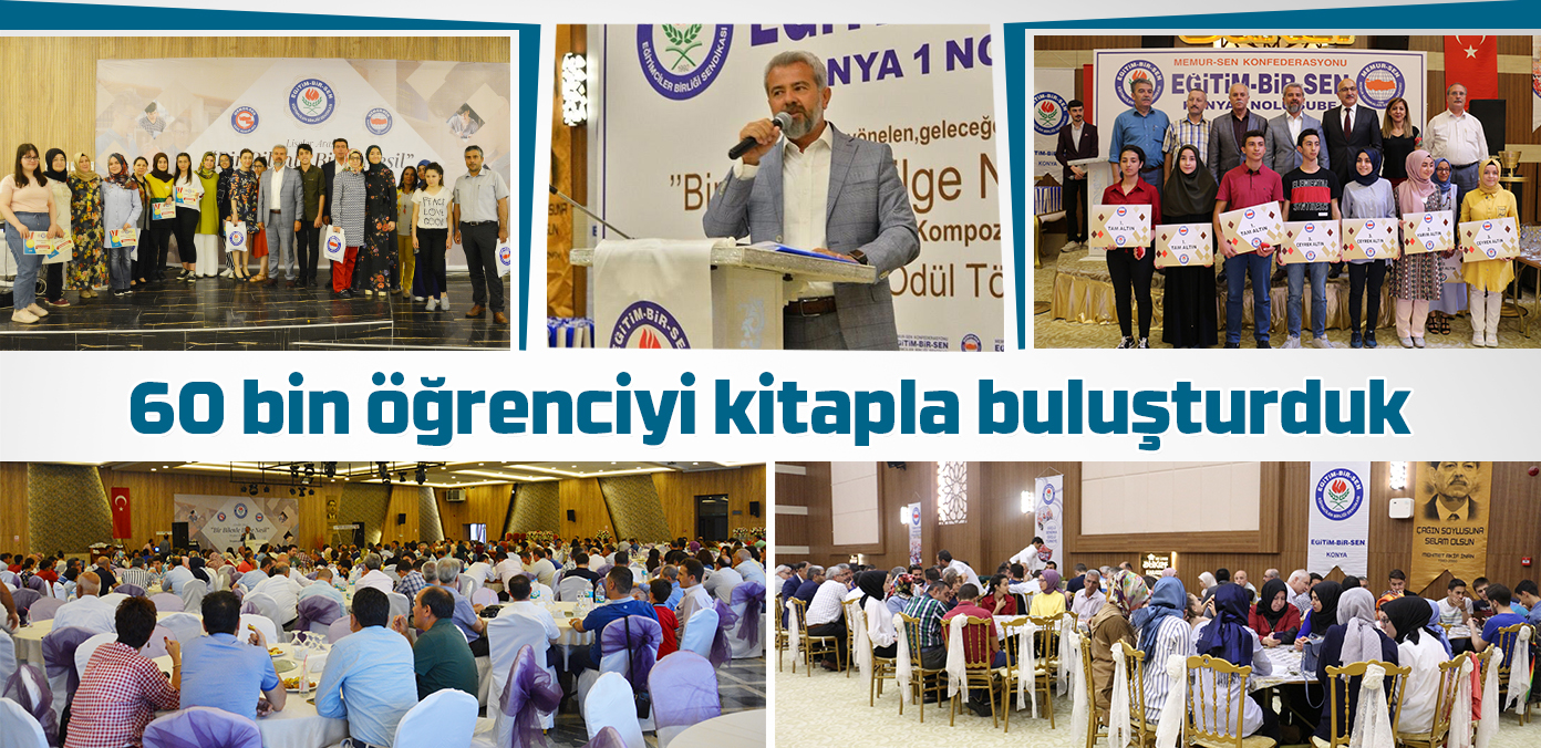 60 bin öğrenciyi kitapla buluşturduk