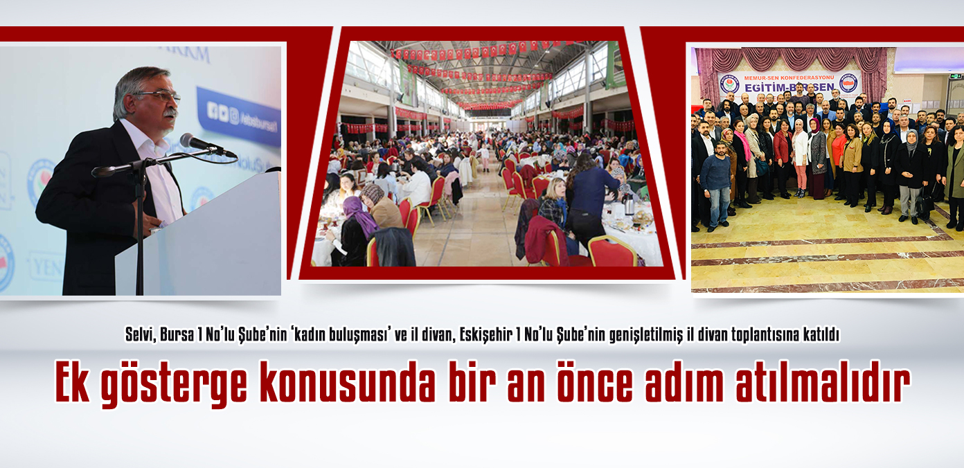 Ek gösterge konusunda bir an önce adım atılmalıdır