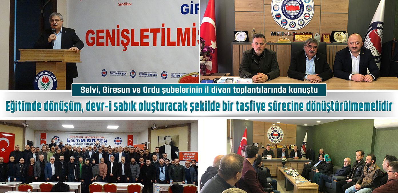 Eğitimde dönüşüm, devr-i sabık oluşturacak şekilde bir tasfiye sürecine dönüştürülmemelidir