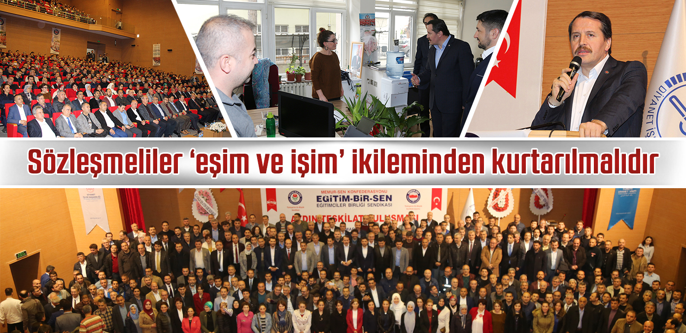 Sözleşmeliler 'eşim ve işim' ikileminden kurtarılmalıdır 
