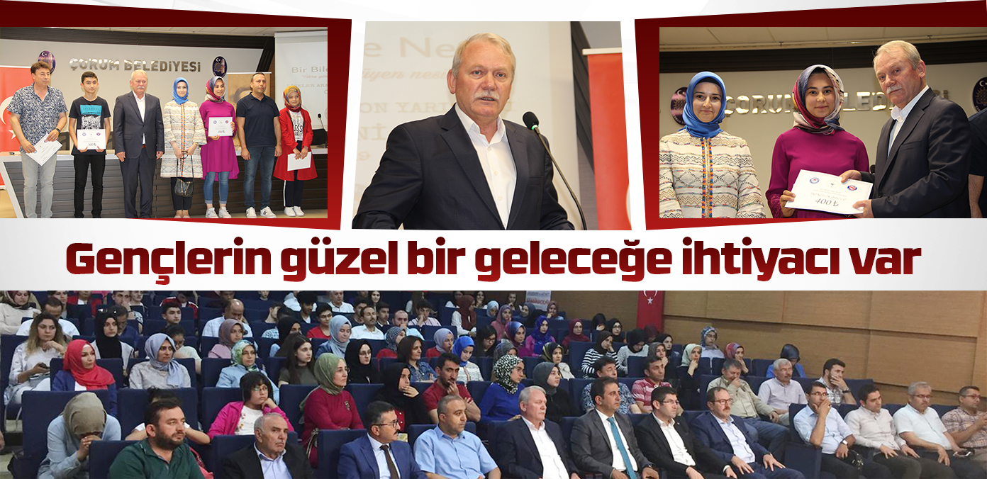 Gençlerin güzel bir geleceğe ihtiyacı var