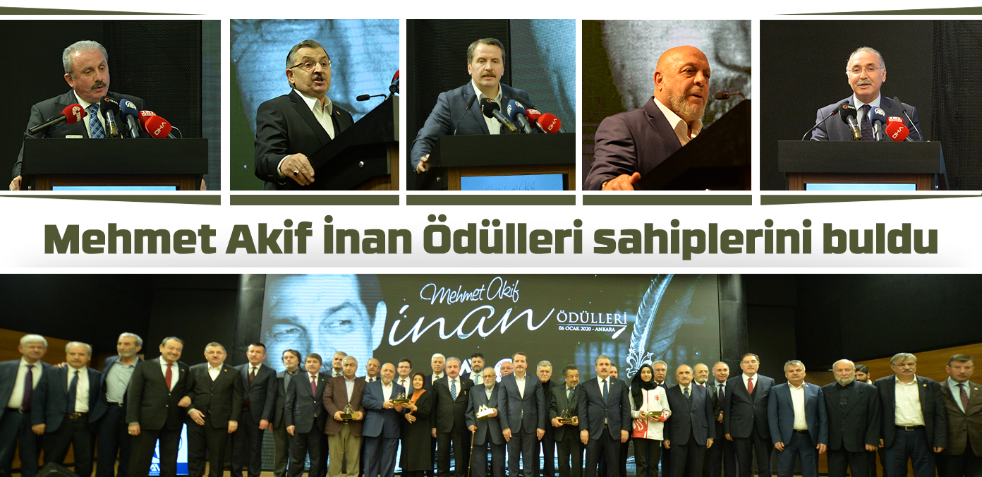 Mehmet Akif İnan Ödülleri sahiplerini buldu
