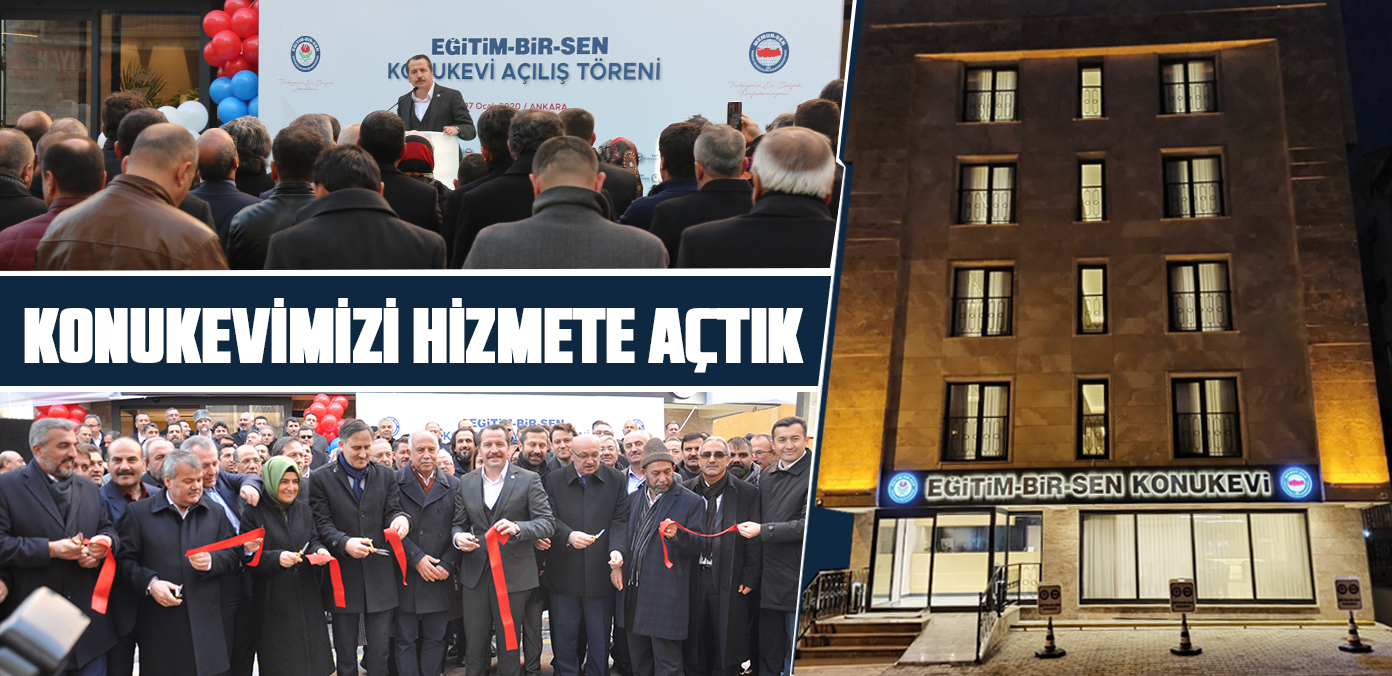 Konukevimizi hizmete açtık