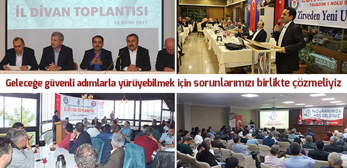 Geleceğe güvenli adımlarla yürüyebilmek için sorunlarımızı birlikte çözmeliyiz