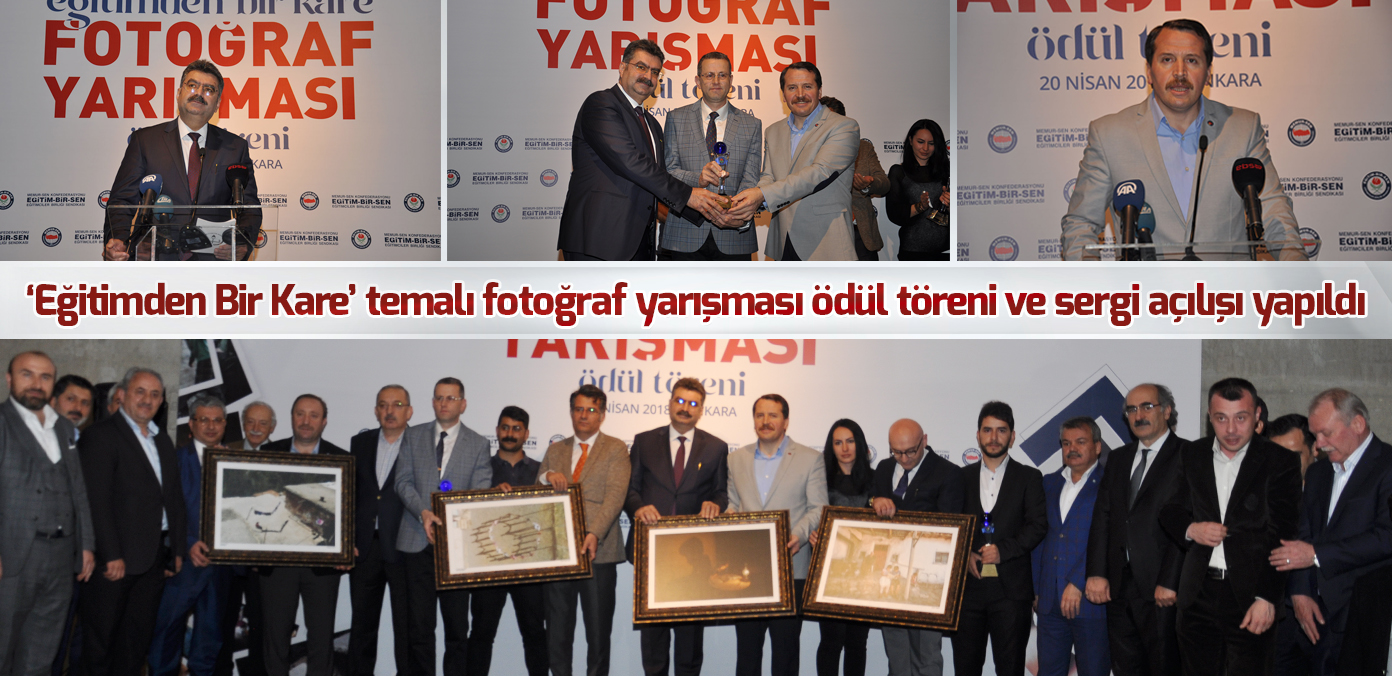 'Eğitimden Bir Kare' temalı fotoğraf yarışması ödül töreni ve sergi açılışı yapıldı