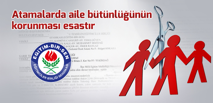 Atamalarda aile bütünlüğünün korunması esastır