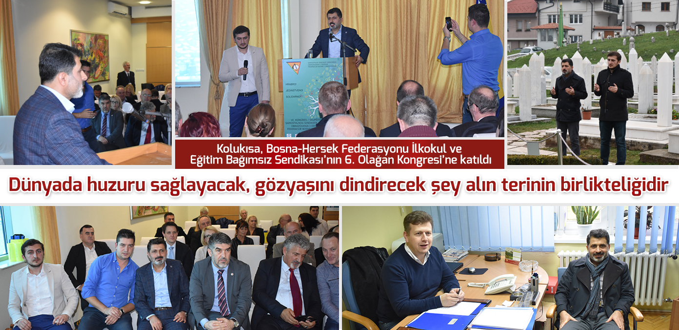 Dünyada huzuru sağlayacak, gözyaşını dindirecek şey alın terinin birlikteliğidir