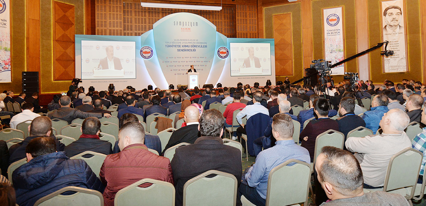 Uluslararası 'Türkiye'de Kamu Görevlileri Sendikacılığı' sempozyumu gerçekleştirildi