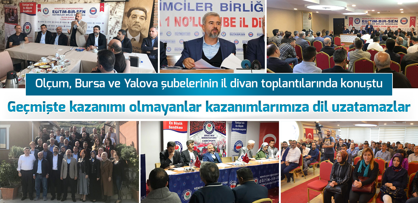 Geçmişte kazanımı olmayanlar kazanımlarımıza dil uzatamazlar