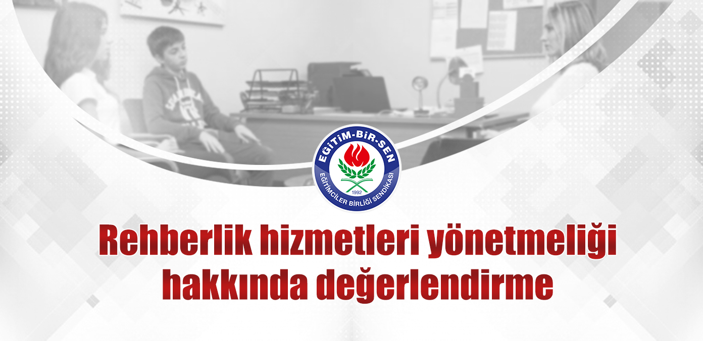 Rehberlik hizmetleri yönetmeliği hakkında değerlendirme