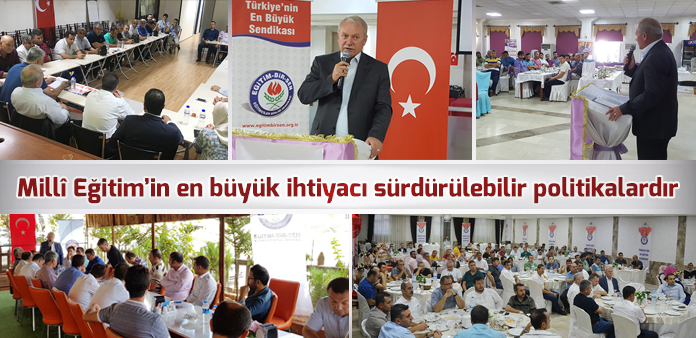 Millî Eğitim'in en büyük ihtiyacı sürdürülebilir politikalardır