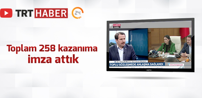 Toplam 258 kazanıma imza attık
