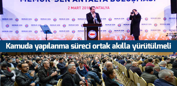 Kamuda yapılanma süreci ortak akılla yürütülmeli