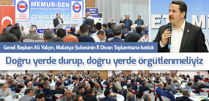 Doğru yerde durup, doğru yerde örgütlenmeliyiz