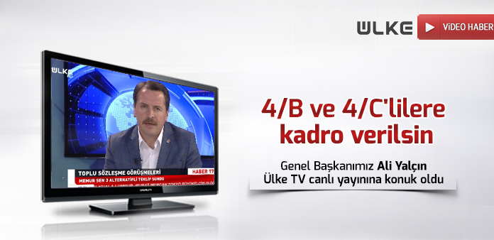 4/B ve 4/C'lilere kadro verilsin