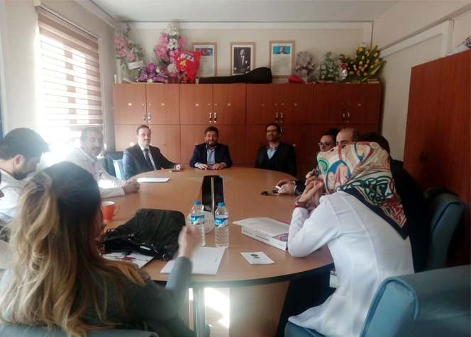 >Aşkale'de görev yapan eğitim çalışanlarıyla buluştuk