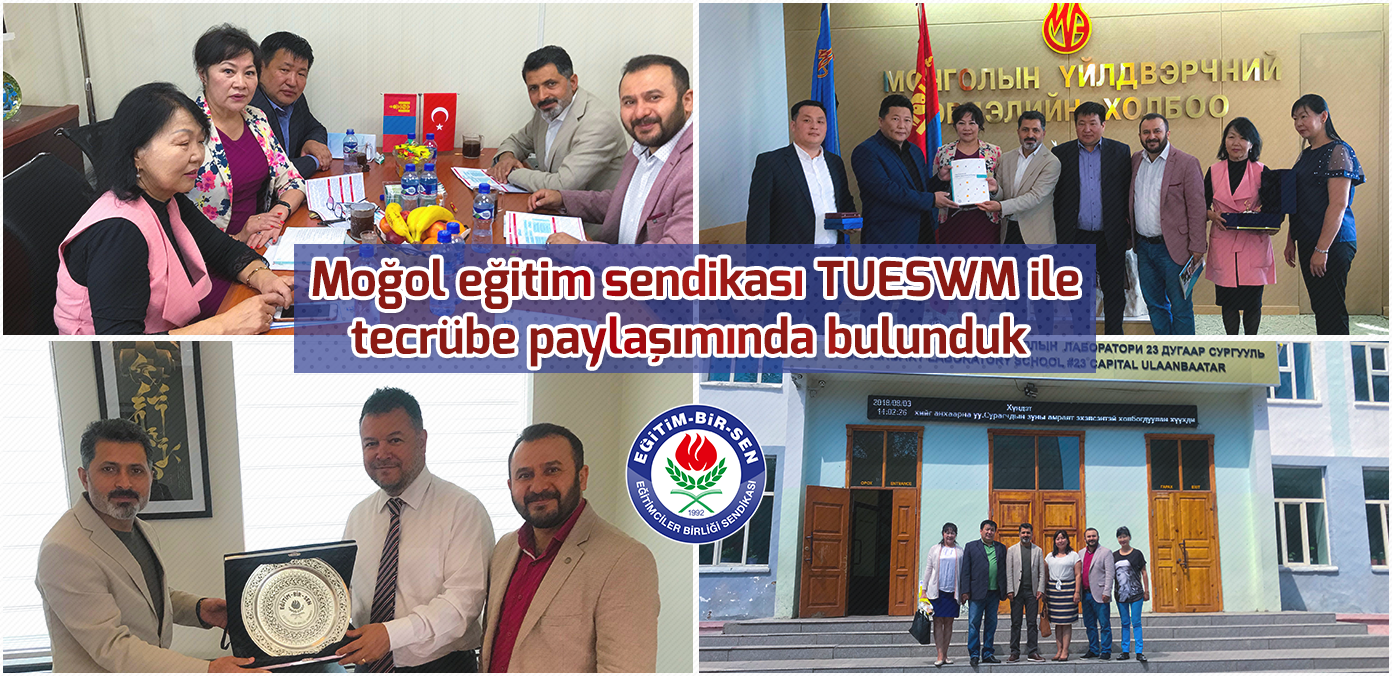 Moğol eğitim sendikası TUESWM ile tecrübe paylaşımında bulunduk 