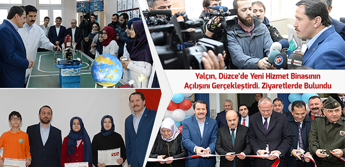 Genel Başkan Ali Yalçın, Düzce'de yeni hizmet binasının açılışını yaptı, ziyaretlerde bulundu