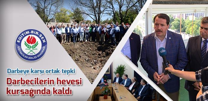 Darbeye karşı ortak tepki