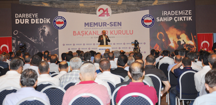 Memur-Sen'i canı yürekten kutluyorum