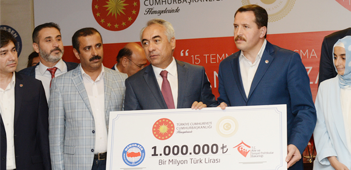 Memur-Sen'den 15 Temmuz Dayanışma Kampanyası'na destek