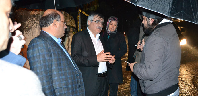 Aladağ'daki elim olayda hayatını kaybeden öğrencilerimiz için taziyede bulunduk